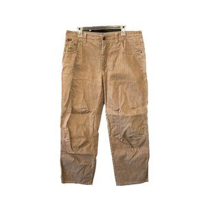 KUHL Men's Cotton Pants 36x30 Articulated Hiking Climbing Utility Tan/Brown